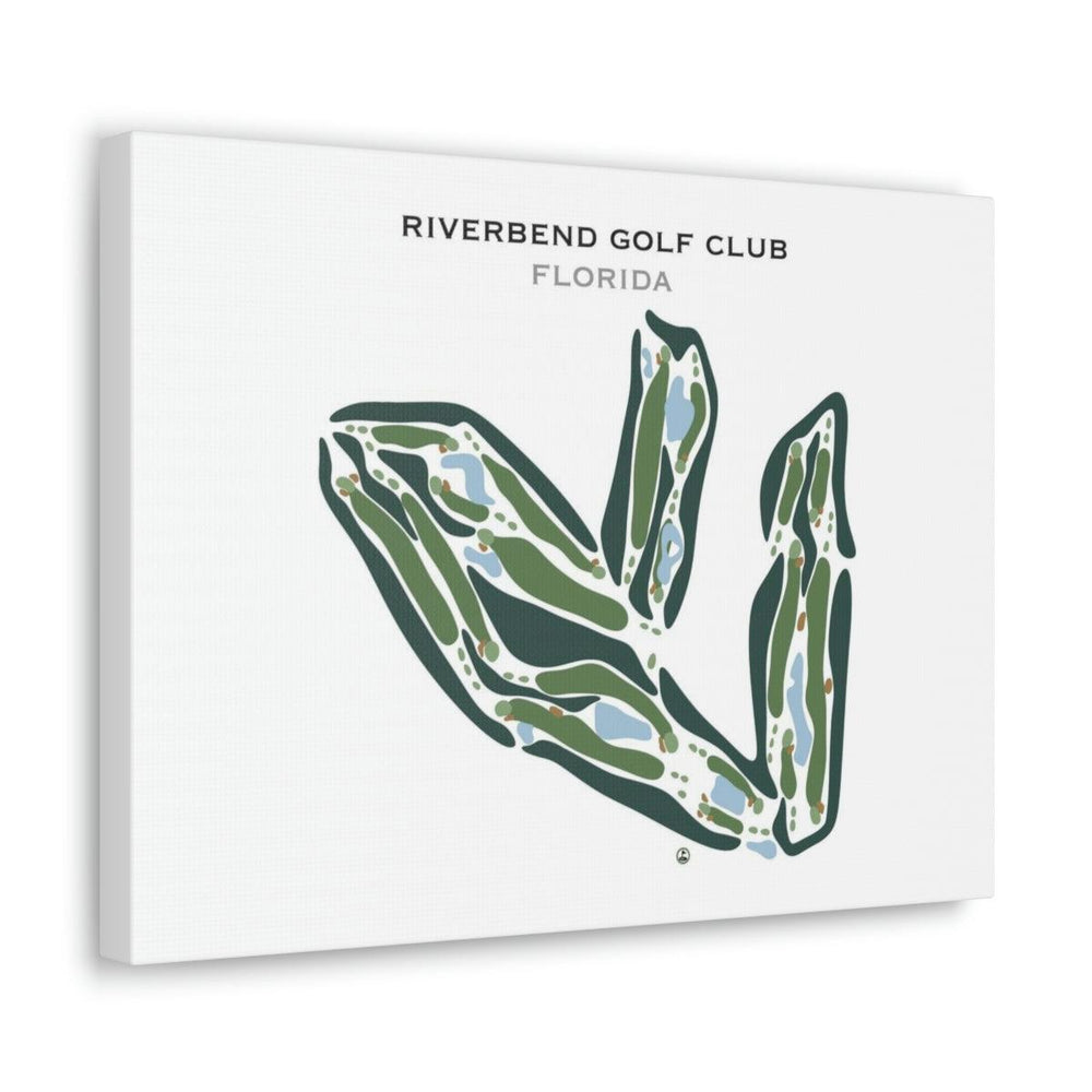 Riverbend Golf Club, Florida - Printed Golf Courses - Golf Course Prints