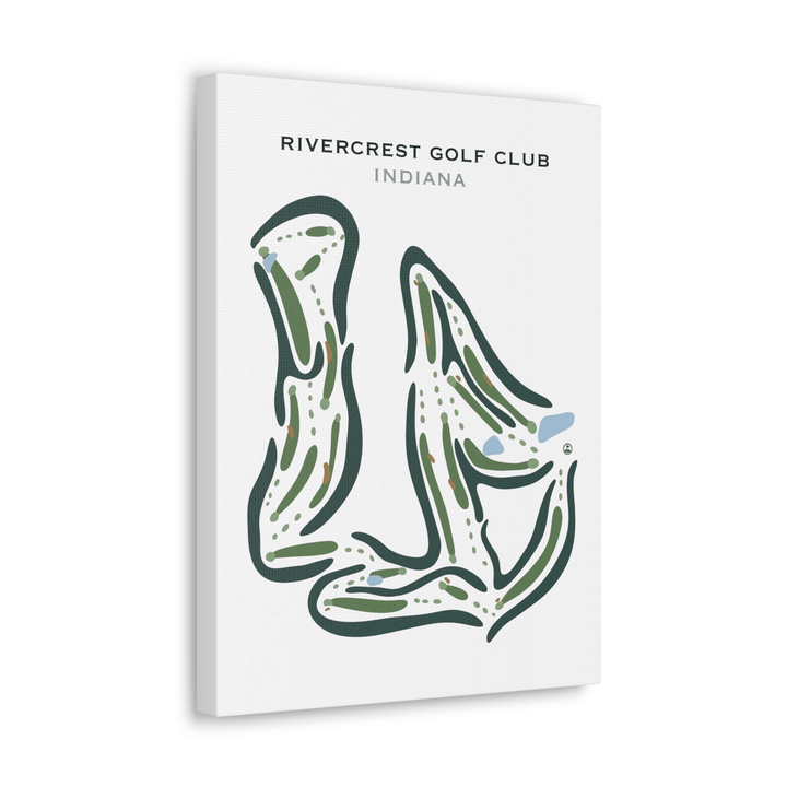 Rivercrest Golf Club, Indiana - Printed Golf Courses - Golf Course Prints