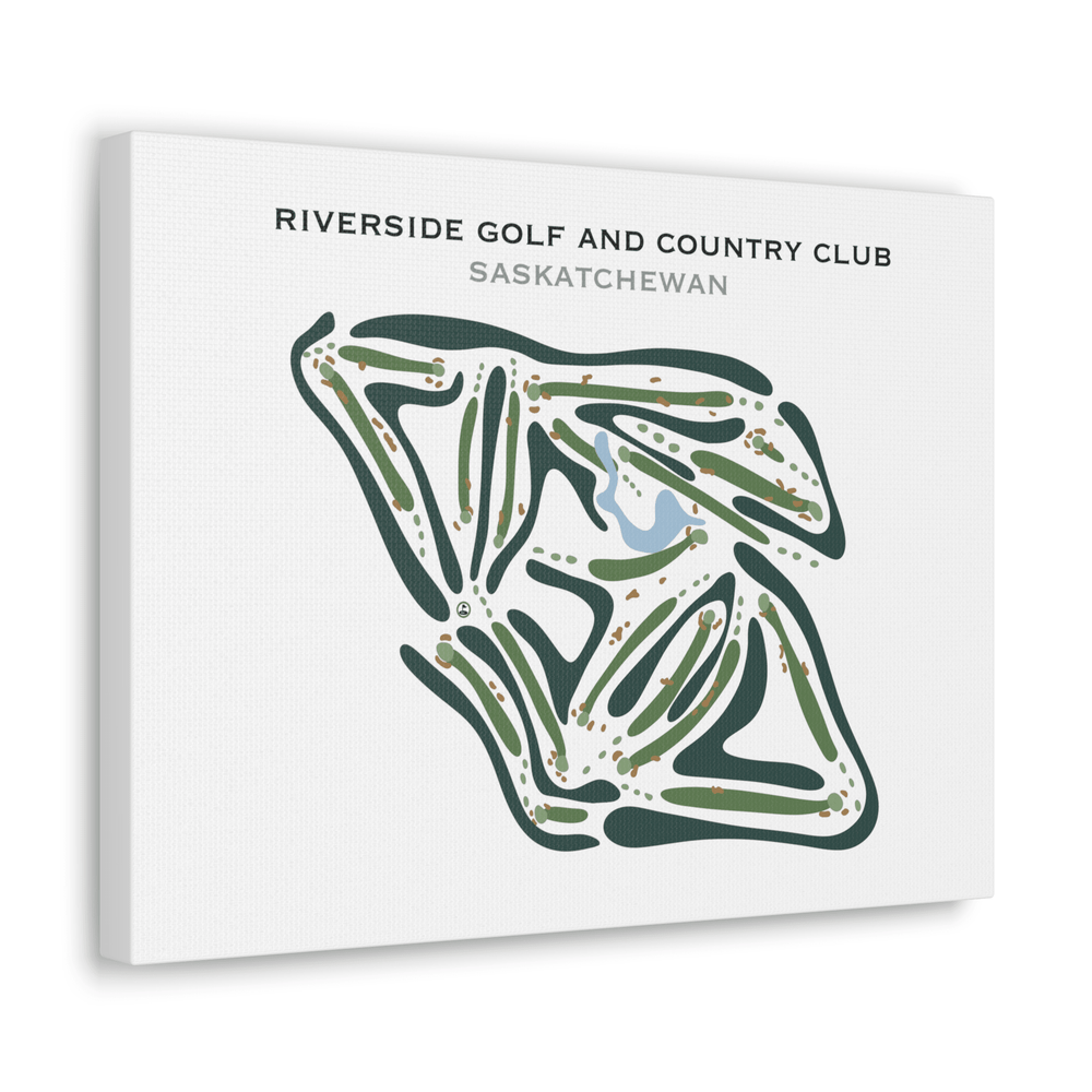 Riverside Golf & Country Club, Saskatchewan - Printed Golf Courses - Golf Course Prints