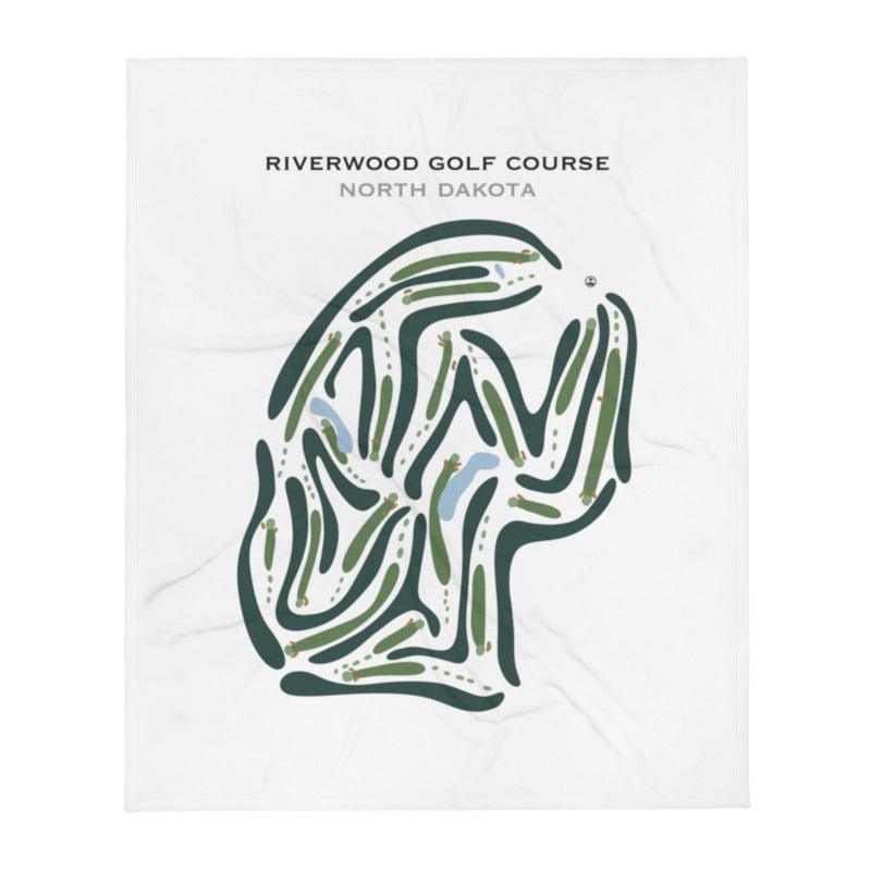 Riverwood Golf Course, North Dakota - Printed Golf Courses - Golf Course Prints