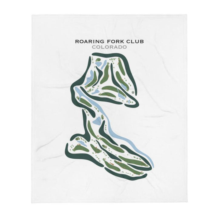 Roaring Fork Club, Colorado - Printed Golf Courses - Golf Course Prints