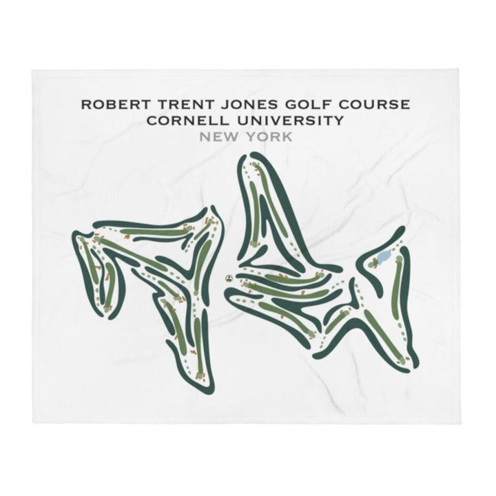 Robert Trent Jones Golf Course Cornell University, New York - Printed Golf Courses - Golf Course Prints