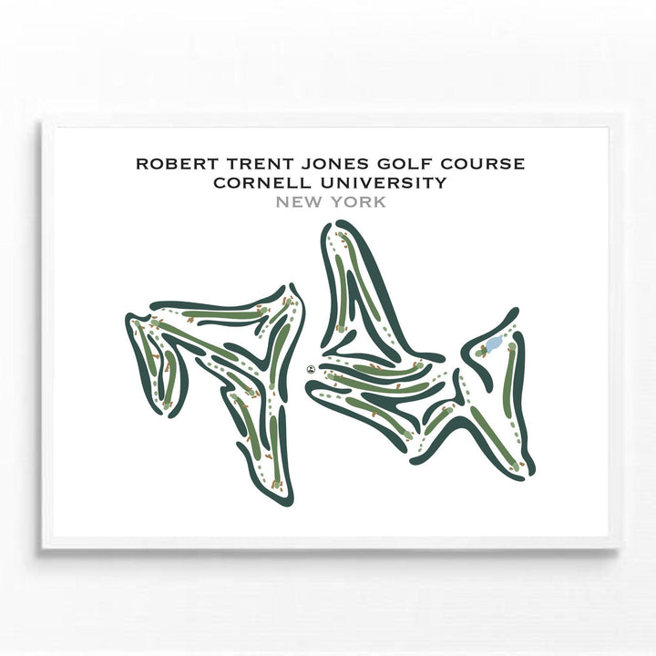 Robert Trent Jones Golf Course Cornell University, New York - Printed Golf Courses - Golf Course Prints
