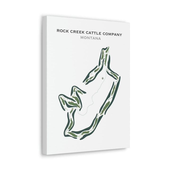 Rock Creek Cattle Company, Montana - Printed Golf Courses - Golf Course Prints