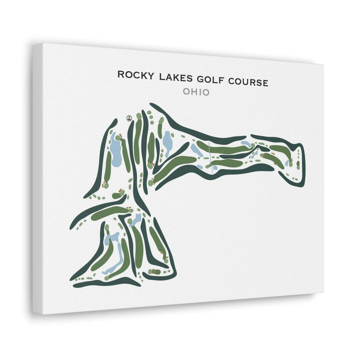 Rocky Lakes Golf Course, Ohio - Printed Golf Courses - Golf Course Prints