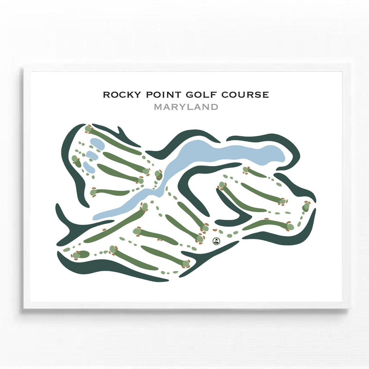 Rocky Point Golf Course, Maryland - Printed Golf Courses - Golf Course Prints