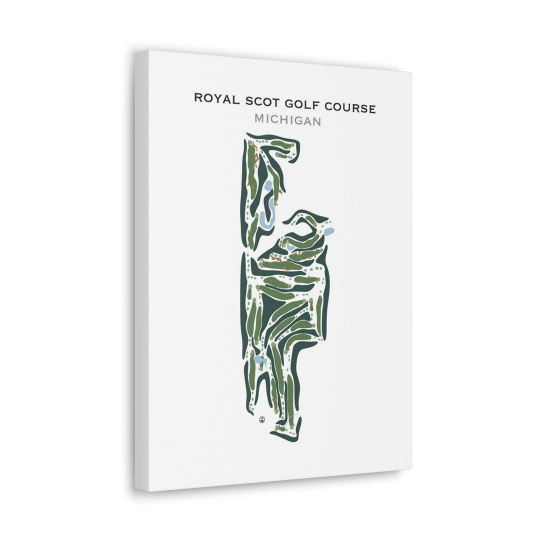 Royal Scot Golf Course, Michigan - Printed Golf Courses - Golf Course Prints