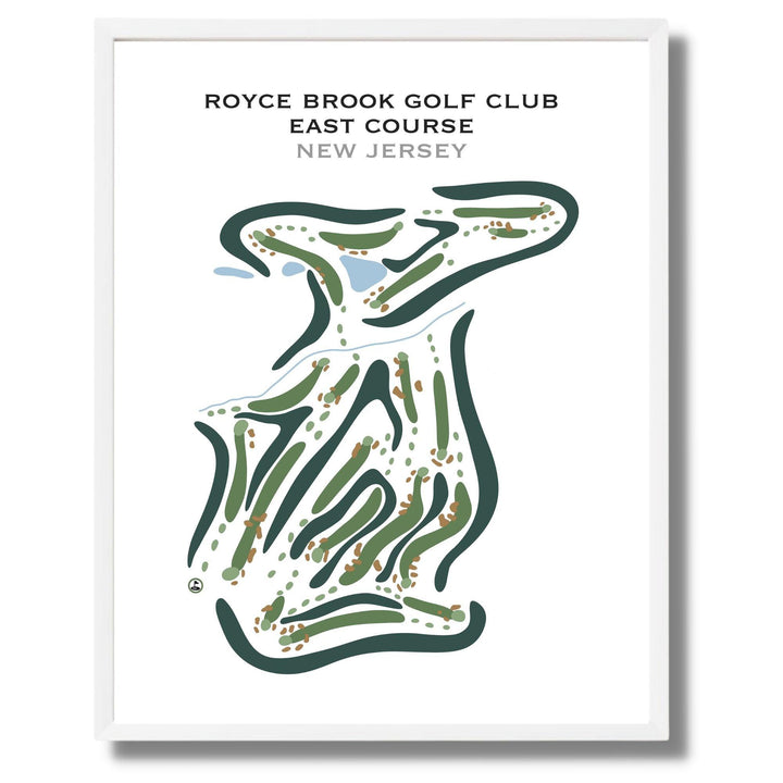 Royce Brook Golf Club East Course, New Jersey - Printed Golf Courses - Golf Course Prints