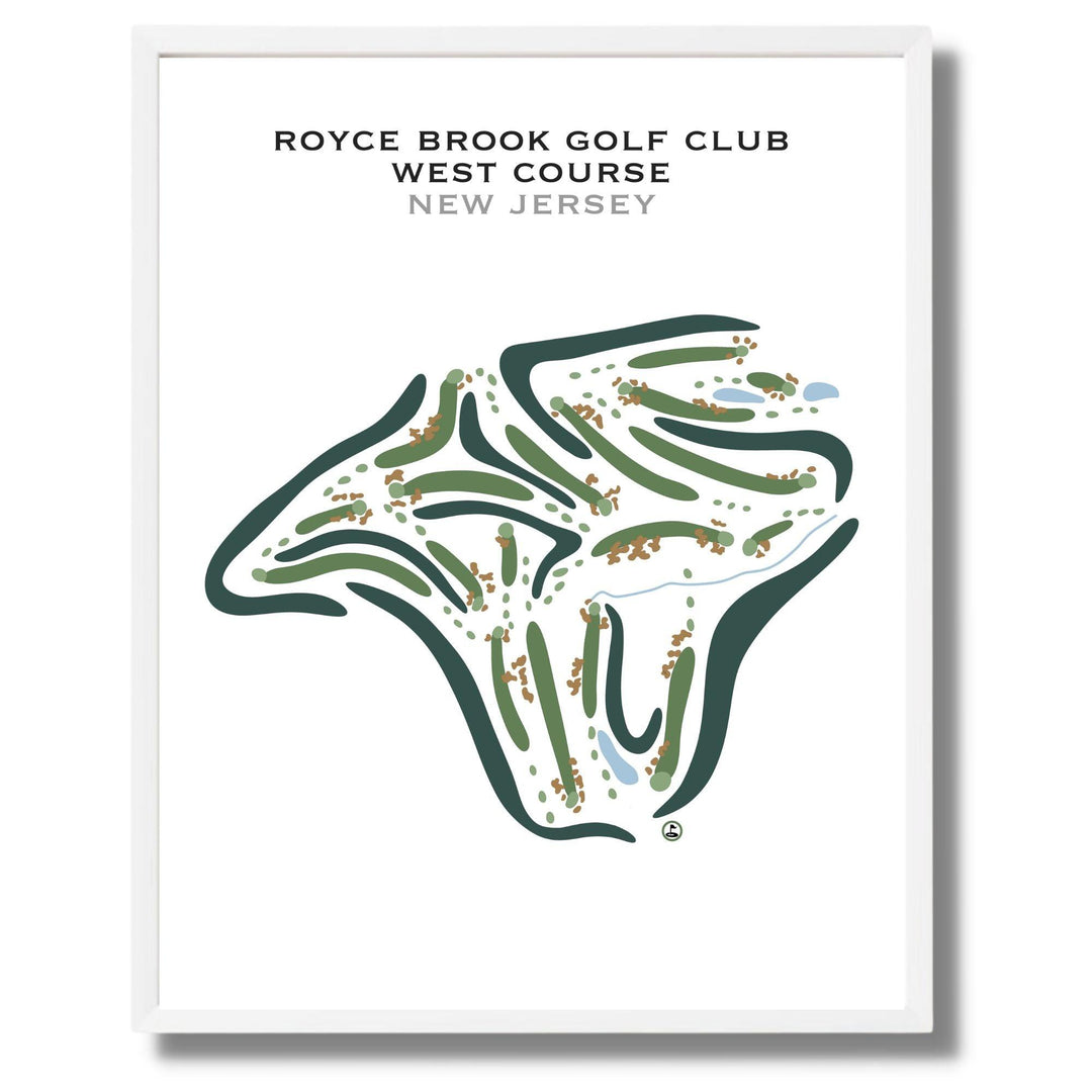 Royce Brook Golf Club West Course, New Jersey - Printed Golf Courses - Golf Course Prints