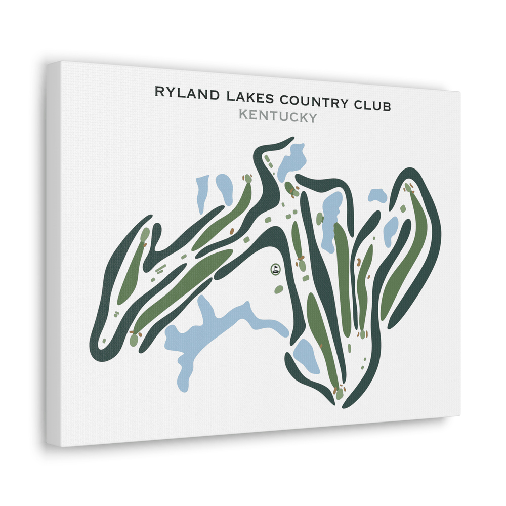 Ryland Lakes Country Club, Kentucky - Printed Golf Courses - Golf Course Prints