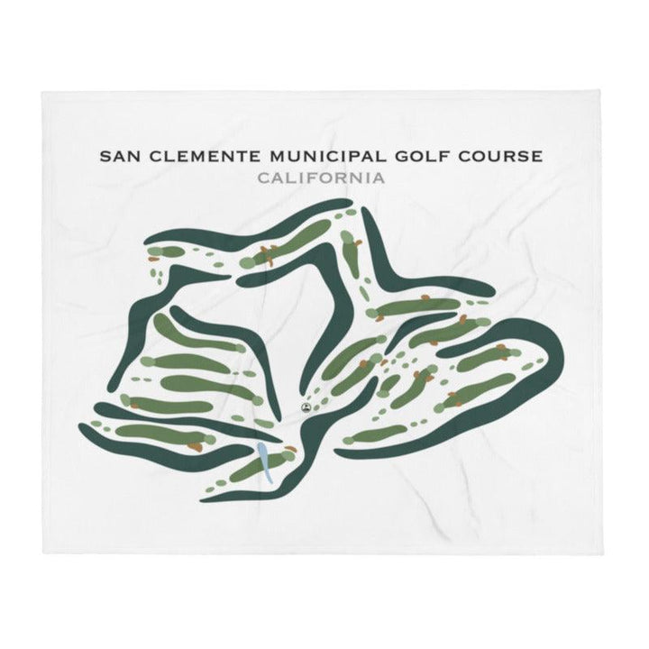 San Clemente Municipal Golf Course, California - Printed Golf Courses - Golf Course Prints