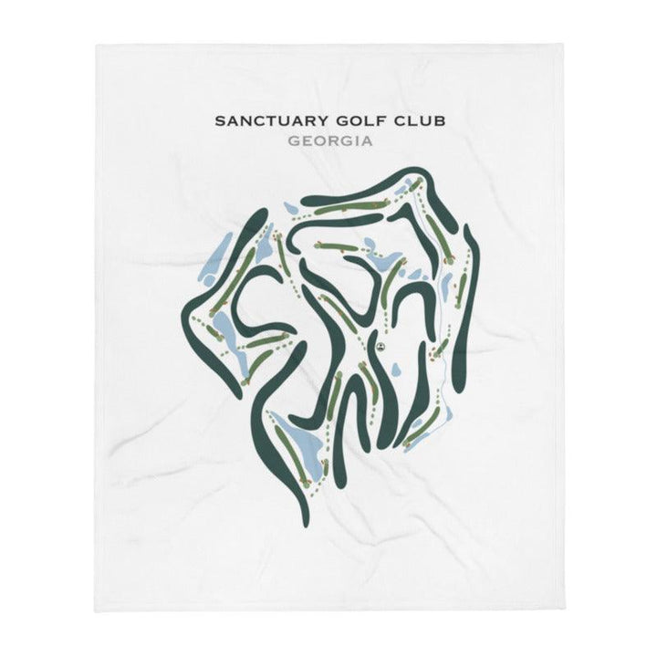 Sanctuary Golf Club, Georgia - Printed Golf Courses - Golf Course Prints