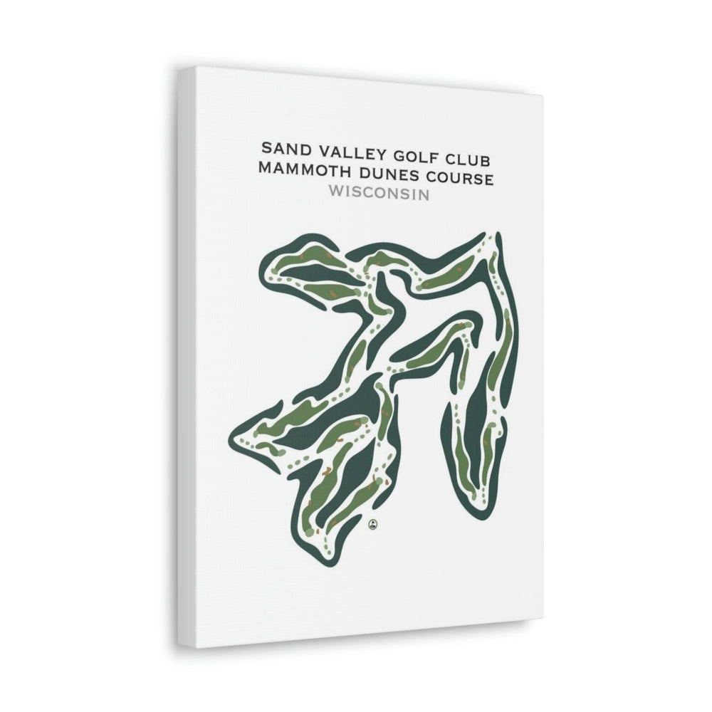 Sand Valley Golf Club Mammoth Dunes Course, Wisconsin - Printed Golf Courses - Golf Course Prints