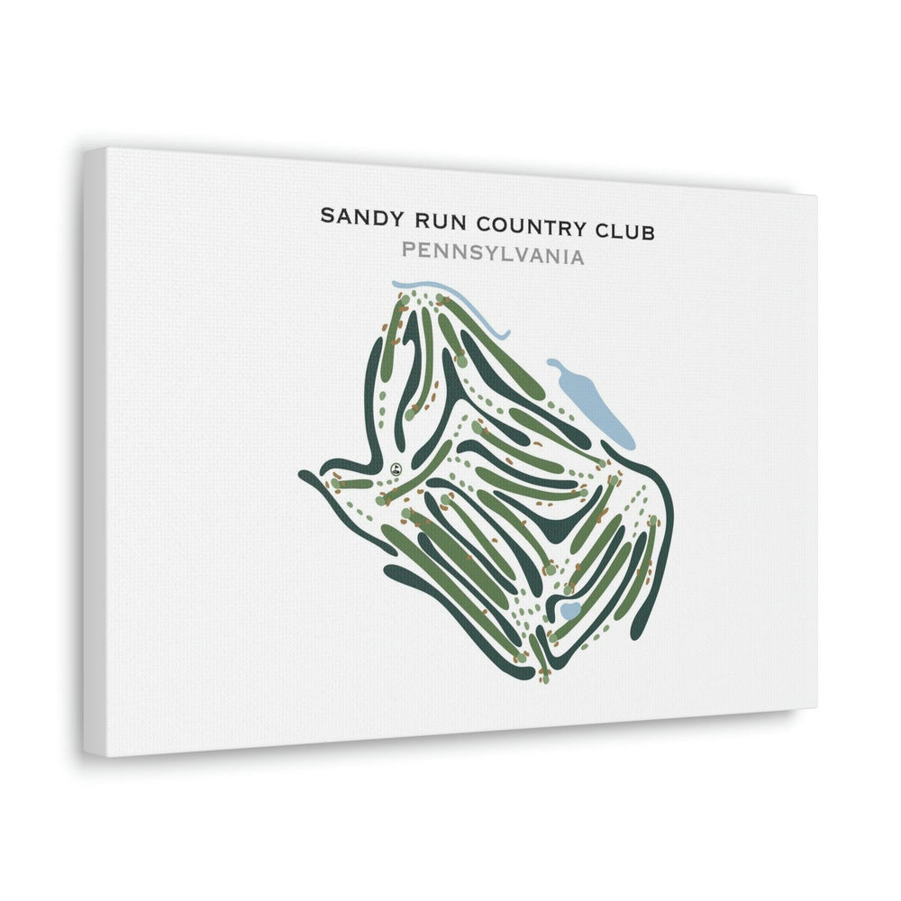Sandy Run Country Club, Pennsylvania - Printed Golf Courses - Golf Course Prints
