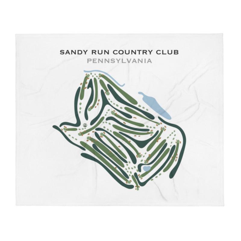 Sandy Run Country Club, Pennsylvania - Printed Golf Courses - Golf Course Prints