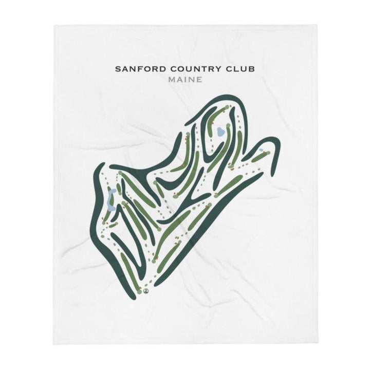Sanford Country Club, Maine - Printed Golf Courses - Golf Course Prints