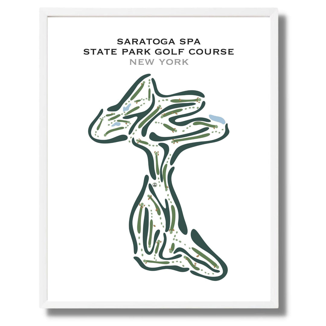 Saratoga Spa State Park Golf Course, New York - Printed Golf Courses - Golf Course Prints