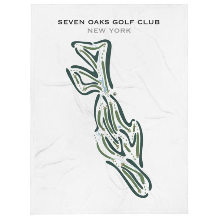 Seven Oaks Golf Club, New York - Printed Golf Courses - Golf Course Prints