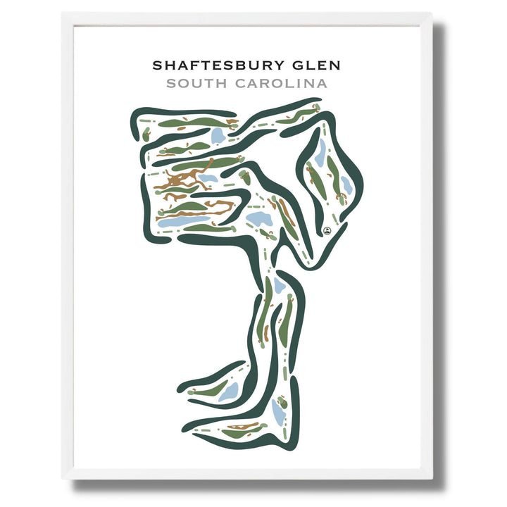 Shaftesbury Glen Golf Course, South Carolina - Printed Golf Courses - Golf Course Prints