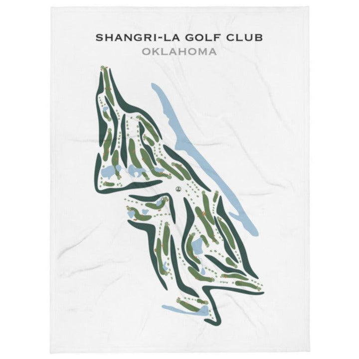 Shangri-La Golf Club, Oklahoma - Printed Golf Courses - Golf Course Prints