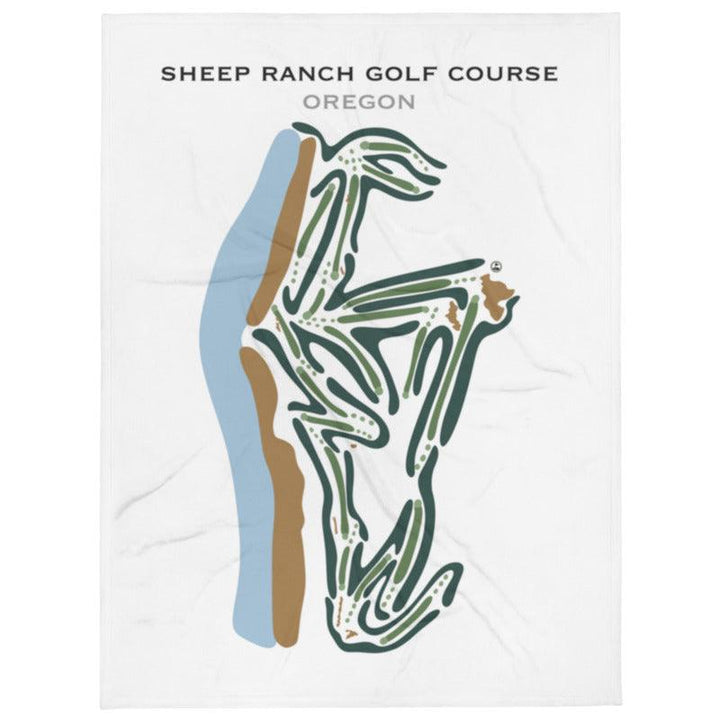 Sheep Ranch Golf Course, Oregon - Printed Golf Courses - Golf Course Prints