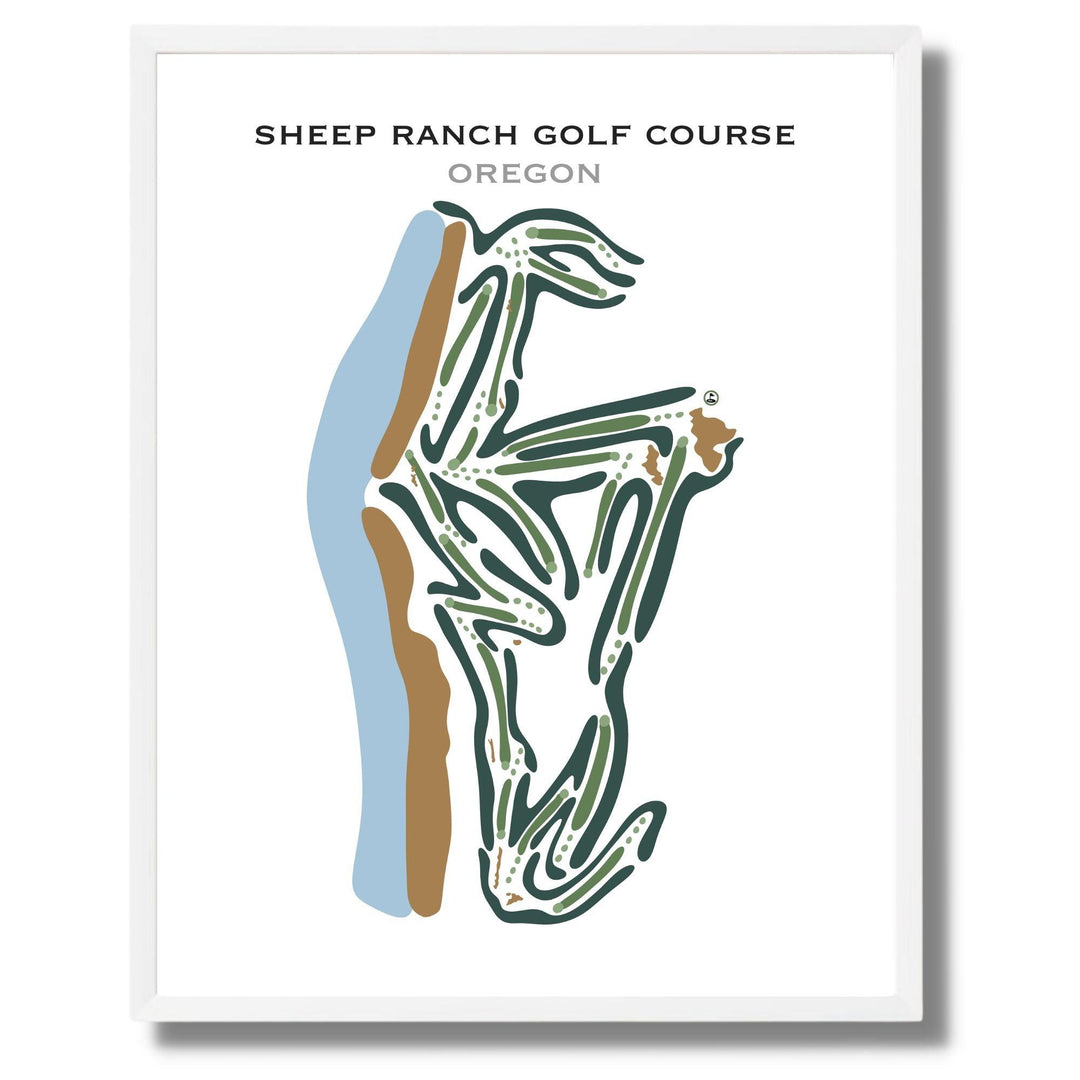 Sheep Ranch Golf Course, Oregon - Printed Golf Courses - Golf Course Prints