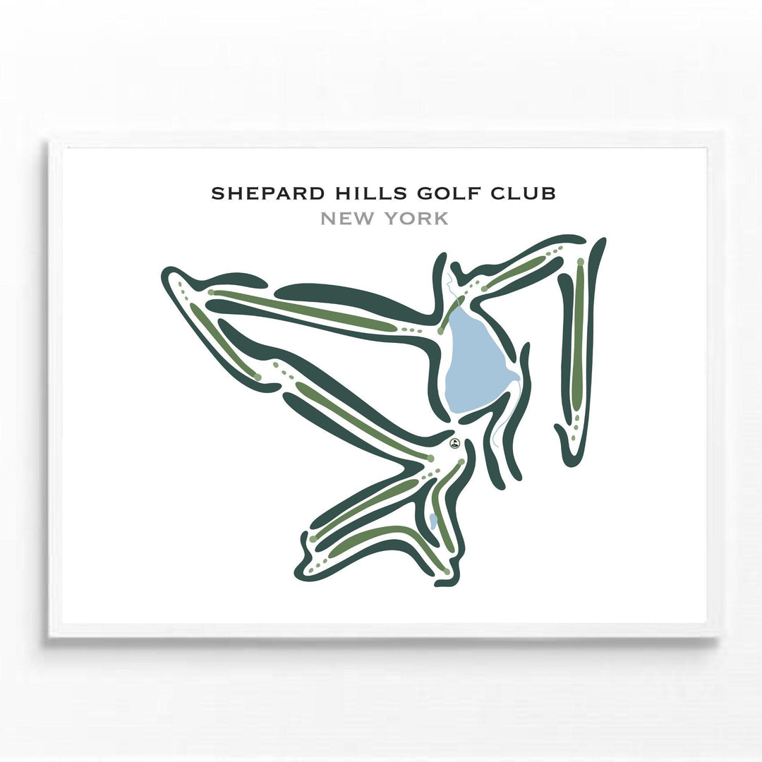 Shepard Hills Golf Club, New York - Printed Golf Courses - Golf Course Prints