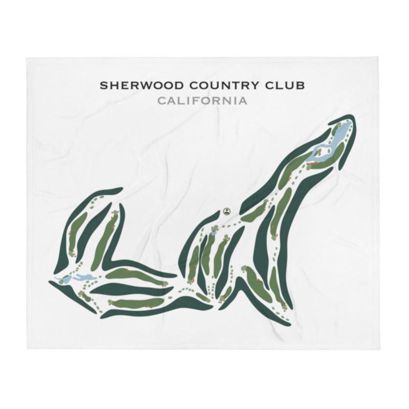 Sherwood Country Club, California - Printed Golf Courses - Golf Course Prints