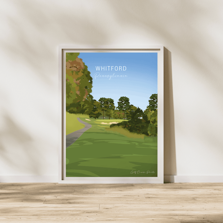 Whitford, Pennsylvania - Signature Designs - Golf Course Prints