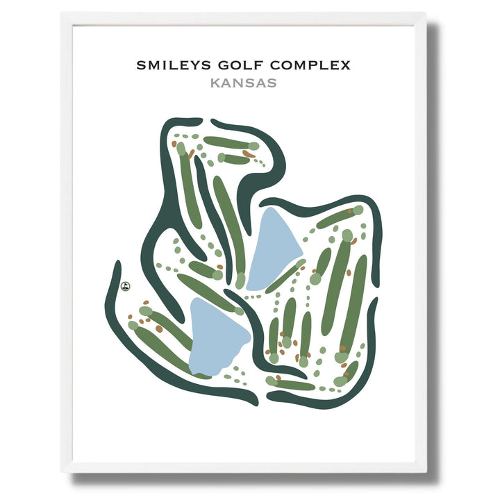 Smiley's Golf Complex, Kansas - Printed Golf Courses - Golf Course Prints