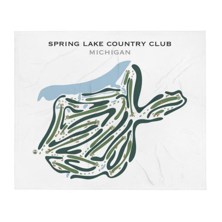 Spring Lake Country Club, Michigan - Printed Golf Courses - Golf Course Prints