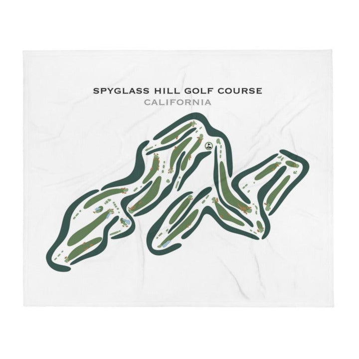 Spyglass Hill Golf Course, California - Printed Golf Courses - Golf Course Prints