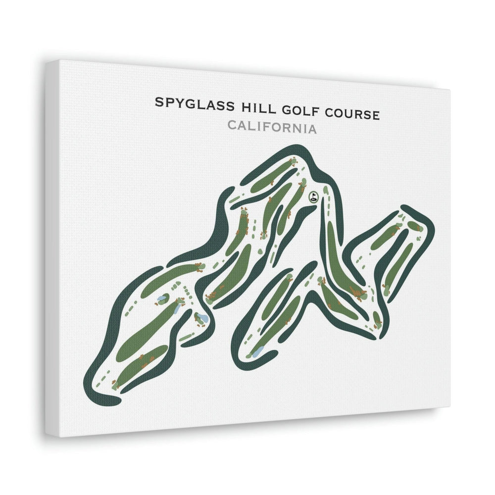 Spyglass Hill Golf Course, California - Printed Golf Courses - Golf Course Prints