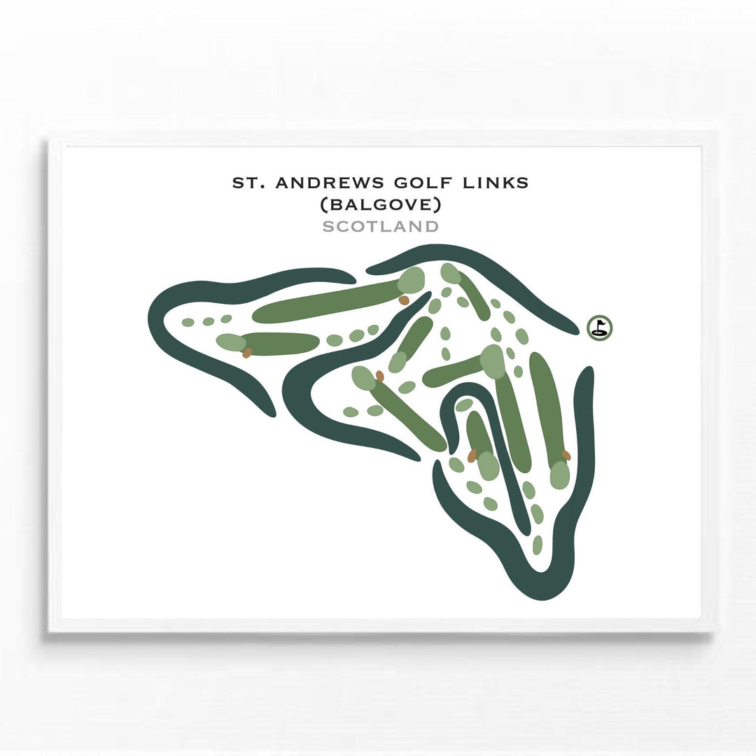 St. Andrews Golf Links, Balgove Course, Scotland - Printed Golf Courses - Golf Course Prints