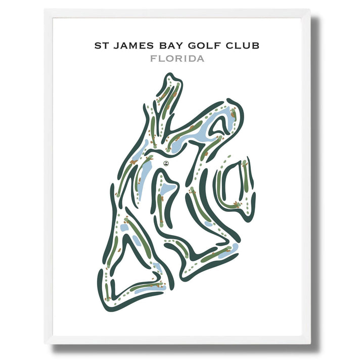 St James Bay Golf Club, Florida - Printed Golf Courses - Golf Course Prints