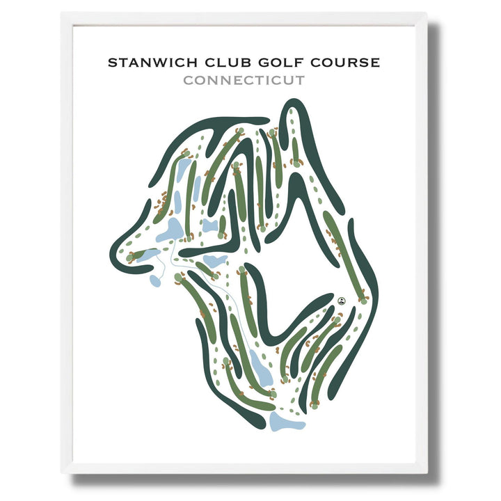 Stanwich Club, Connecticut - Printed Golf Courses - Golf Course Prints