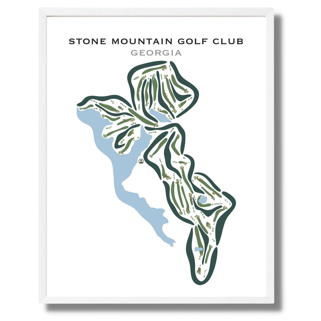 Stone Mountain Golf Club, Georgia - Printed Golf Courses - Golf Course Prints