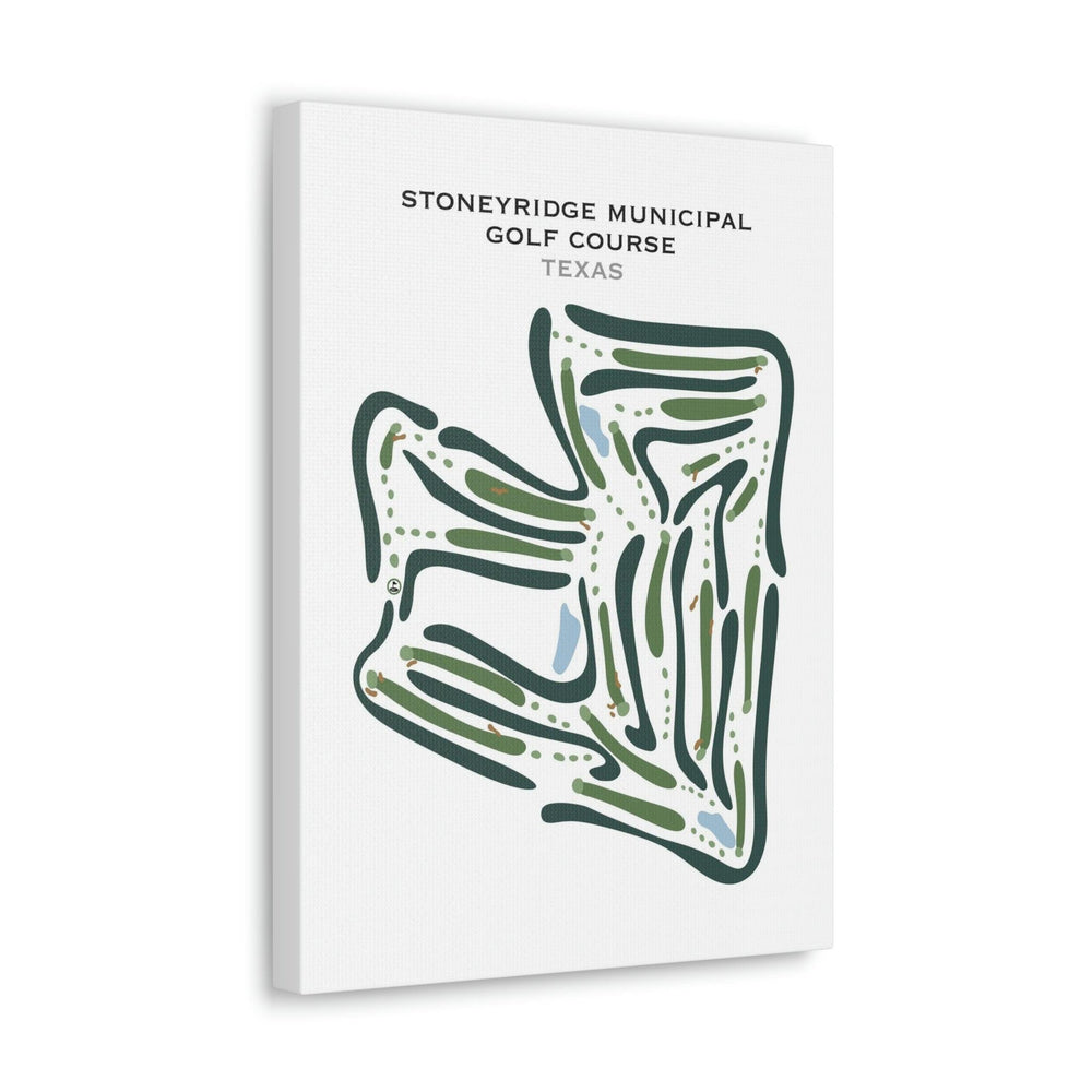 Stoneyridge Municipal Golf Course, Texas - Printed Golf Courses - Golf Course Prints