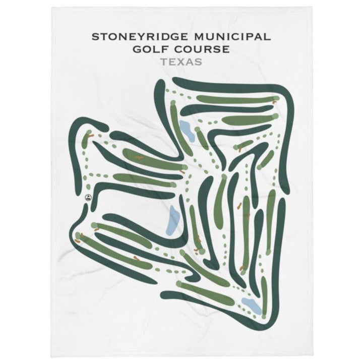 Stoneyridge Municipal Golf Course, Texas - Printed Golf Courses - Golf Course Prints