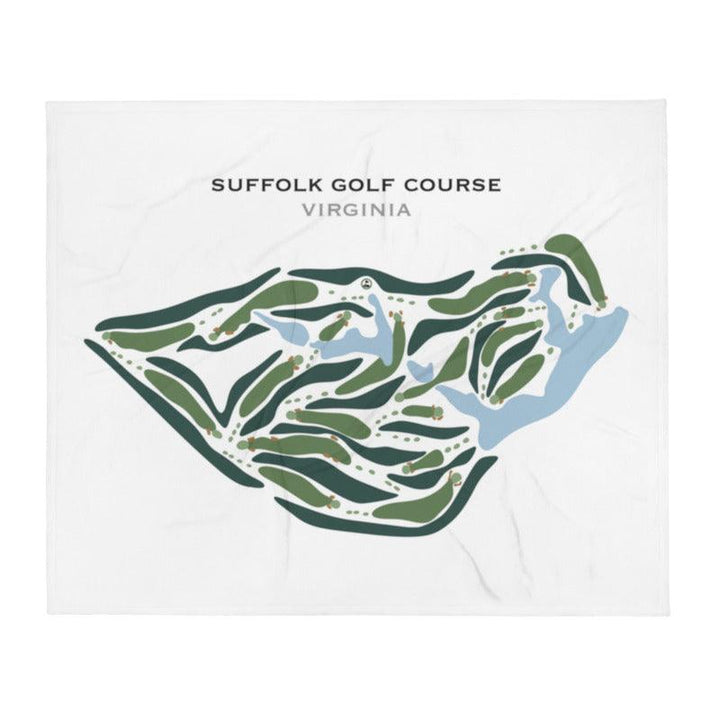 Suffolk Golf Course, Virginia - Printed Golf Courses - Golf Course Prints