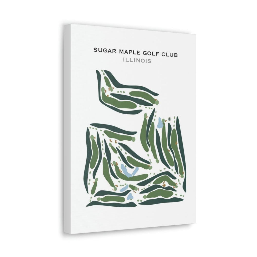 Sugar Maple Golf Club, Illinois - Printed Golf Courses - Golf Course Prints