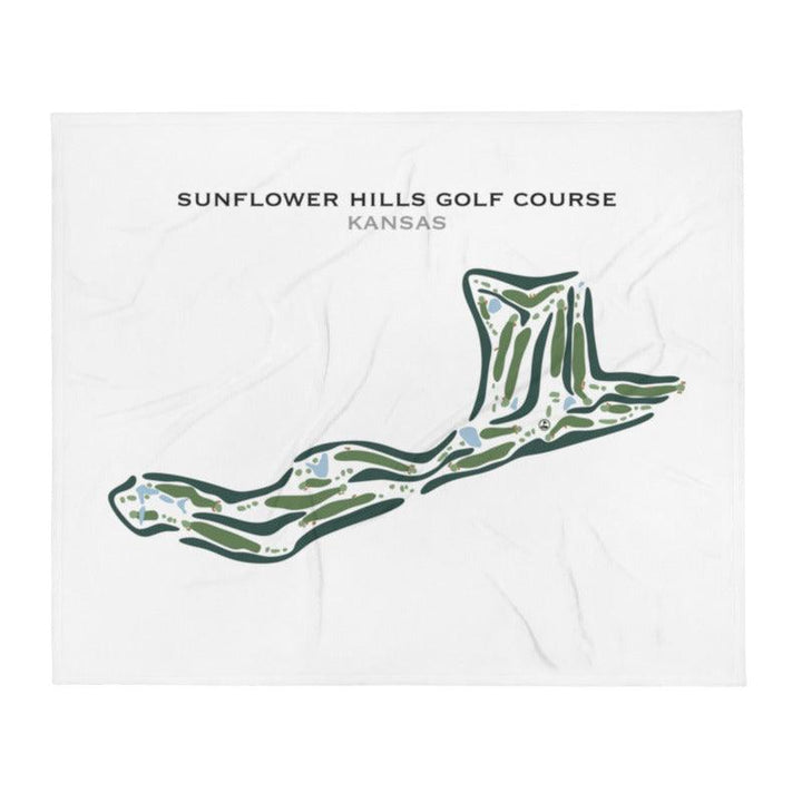 Sunflower Hills Golf Course, Kansas - Printed Golf Courses - Golf Course Prints