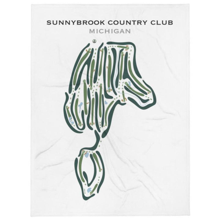 Sunnybrook Country Club, Michigan - Printed Golf Courses - Golf Course Prints