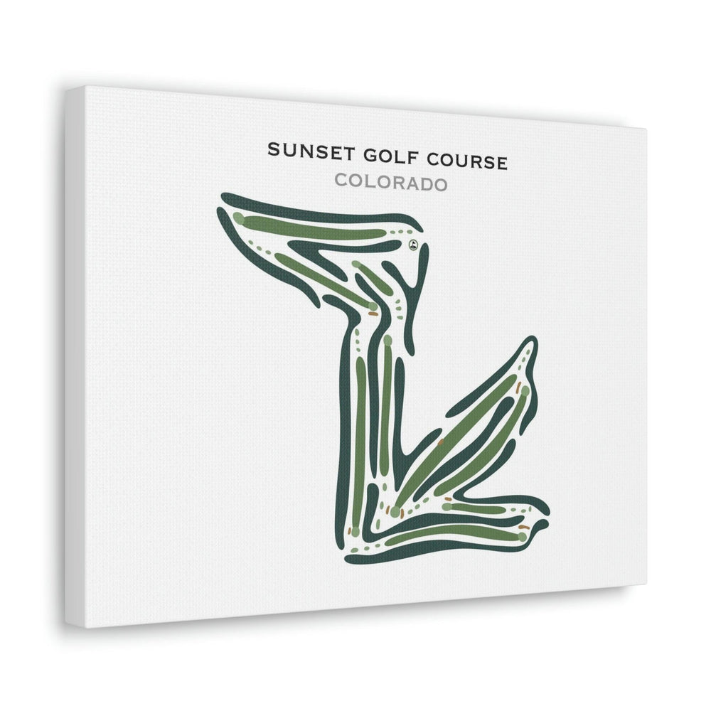 Sunset Golf Course, Colorado - Printed Golf Courses - Golf Course Prints
