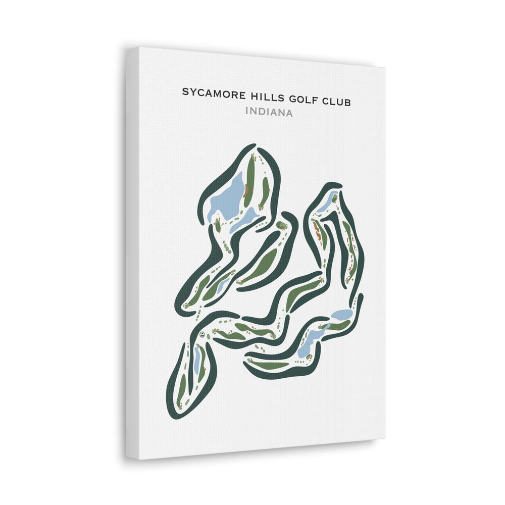 Sycamore Hills Golf Club, Indiana - Printed Golf Courses - Golf Course Prints