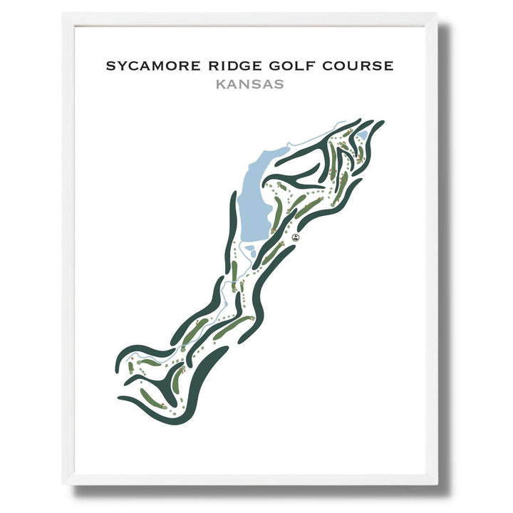 Sycamore Ridge Golf Course, Kansas - Printed Golf Courses - Golf Course Prints