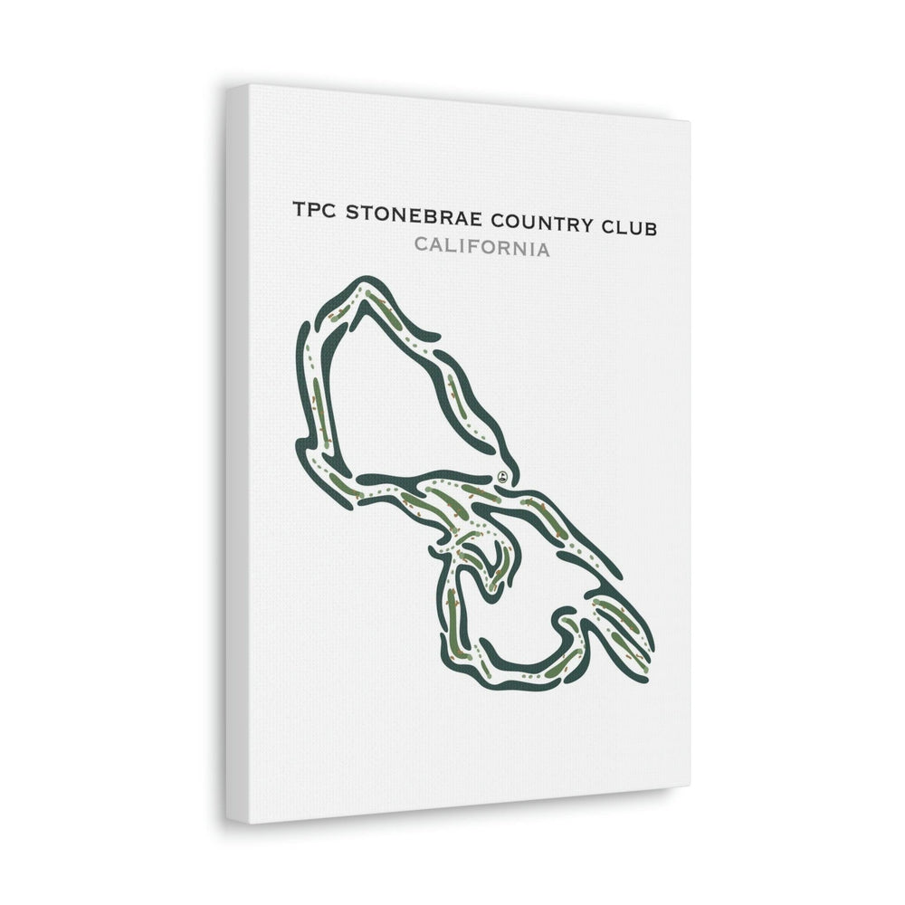TPC Stonebrae Country Club, California - Printed Golf Courses - Golf Course Prints
