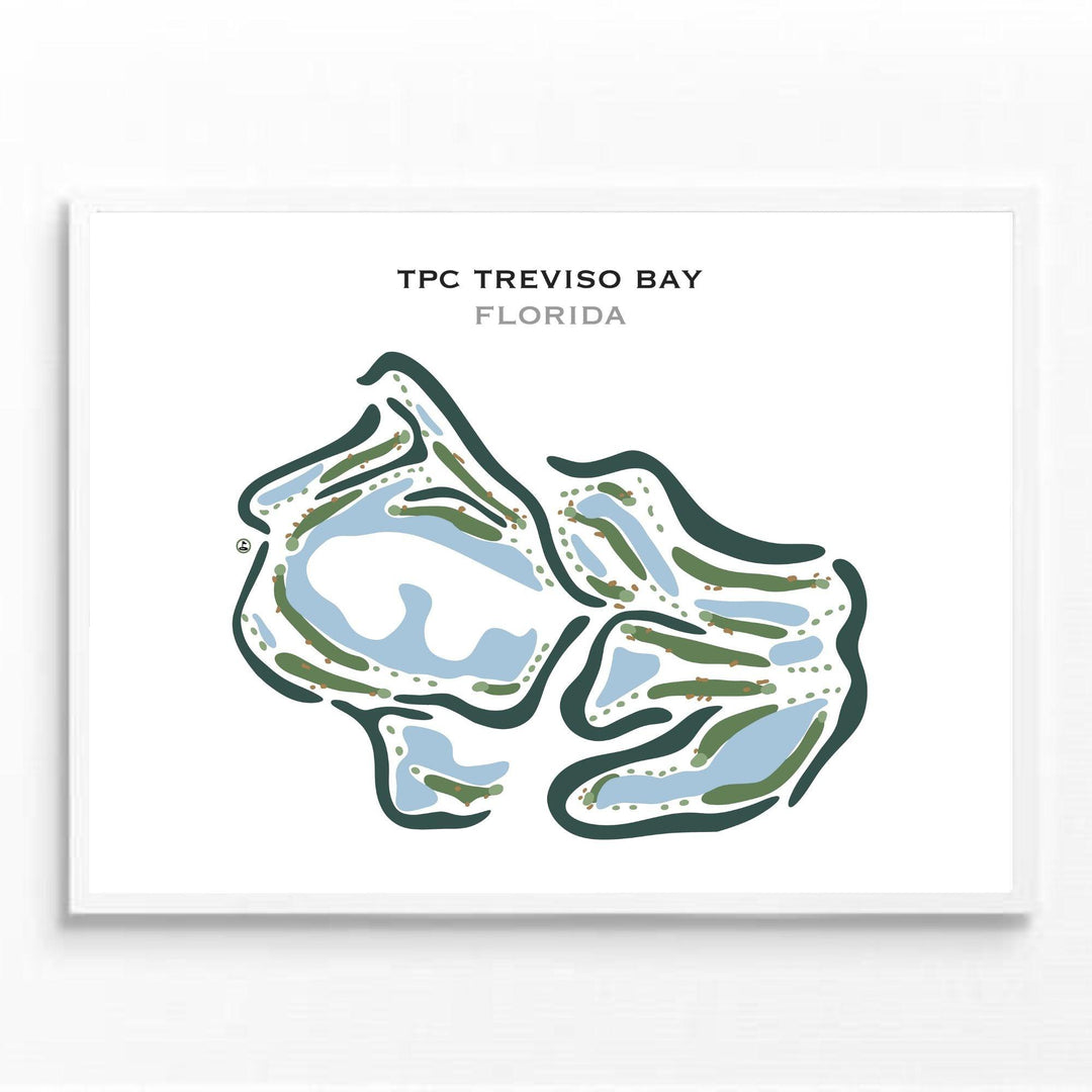TPC Treviso Bay, Florida - Printed Golf Courses - Golf Course Prints