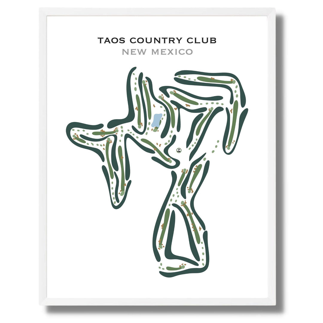 Taos Country Club, New Mexico - Printed Golf Courses - Golf Course Prints