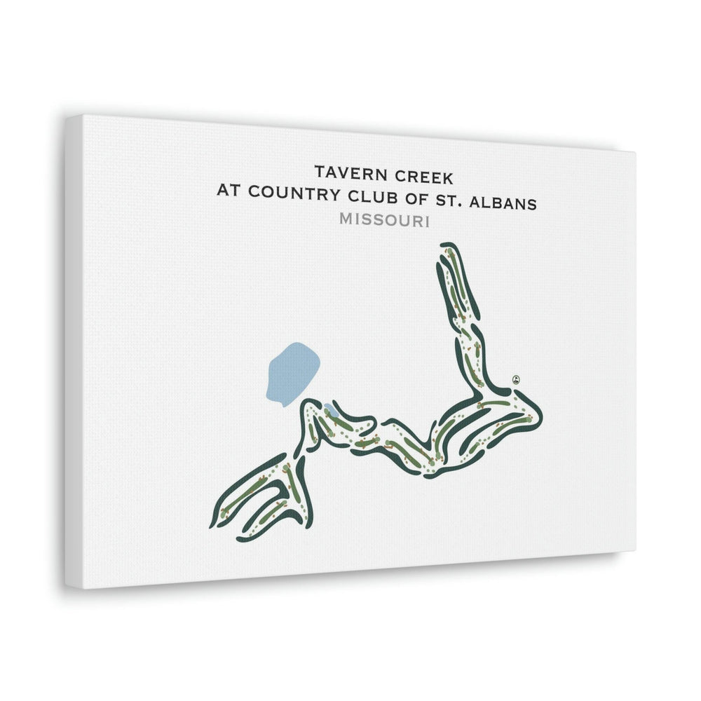 Tavern Creek At Country Club of St. Albans, Missouri - Printed Golf Courses - Golf Course Prints